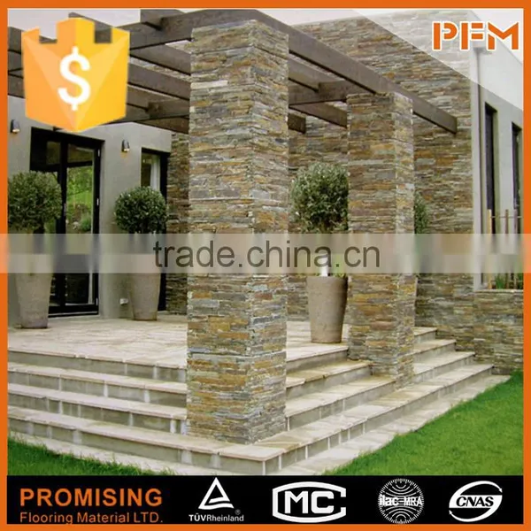 PFM Slate Wall Cladding Decoration Stone Paneling / Slate Wall Cladding Panel photo-6