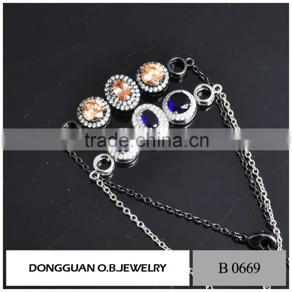 Wholesale Fashion Promotional Custom Design Jewelry Silver Bracelet photo-5