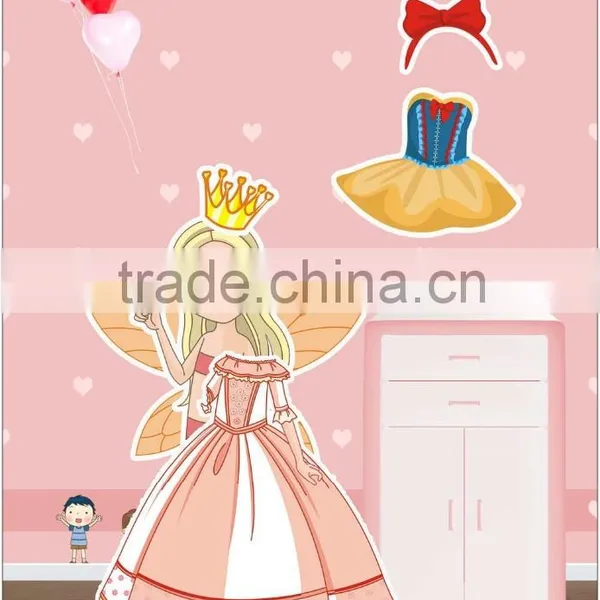 Best Seller Promotional Dress up Fridge Magnet Customized PVC Dress up Magnet Magnetic Dress up Gifts photo-2