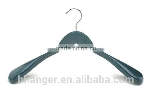 The HEAD Natural Wooden Suit Hanger With / Without Notches, Rubber Coated Soft Anti Slip Finishing , Basic Style Coat Hanger photo-2