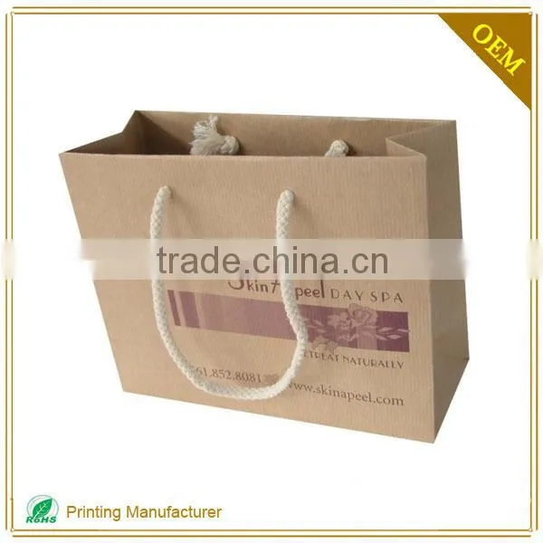 Factory Wholesale High Quality Cheap Price Kraft Paper Bag photo-2