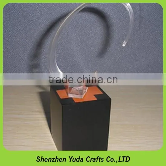 Printed Logo Holder Cube for Single Watch, MDF Block for Watch Display photo-3