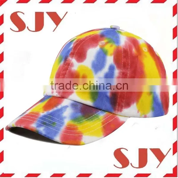 Vintage Floral Pattern Distressed Sport Outdoor Hat Printed Baseball Cap photo-2