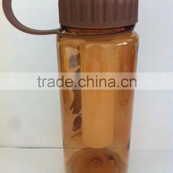 2014 Hot Hot Hot 400ml BPA Free Kids'water Bottle With Ice Tube