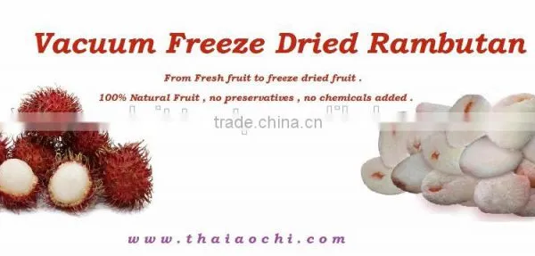 Freeze Dried Rambutan 20 g Fruit Snack From Thailand photo-3