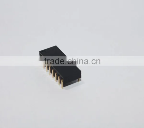 2.54mm Double Row Bottom Entry Female Header 8 Pin photo-4