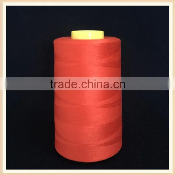 China Facyory 100% Dyed Polyester Spun Sewing Thread photo-5