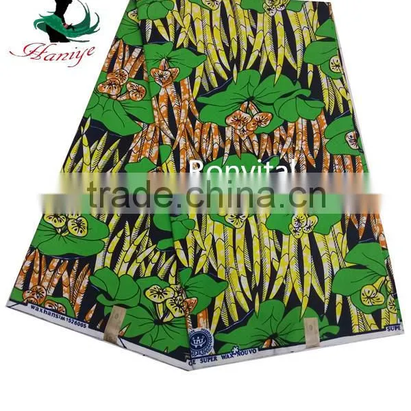 SMRC-13 Super Real Cotton Wax Fabric Hot Selling African Wax Printed Fabric photo-5