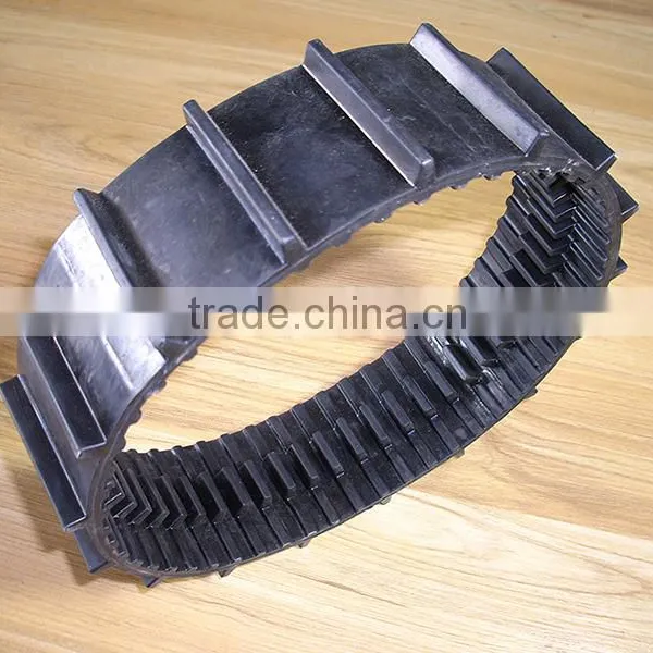 High Quality Small Transmission Belt, Rubber Track,crawler for Robot Chassis/undercarriage