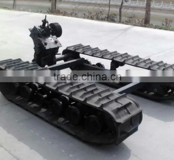 Robot Rubber Track Undercarriage