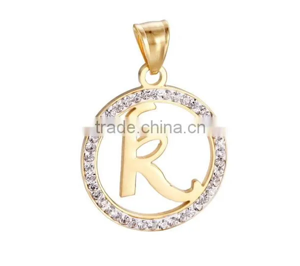 18k Plating Aluminum Chain Metal Pendant Necklace -jewelry Wholesale photo-3