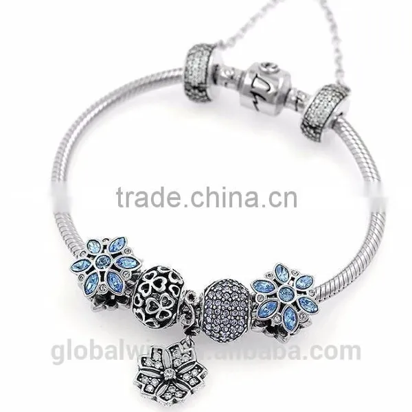 Blooming Royal Flower Pendant Oxidized 925 Silver Charm Custom Made Charms Wholesale New Design Ring Pendant Fit for Bracelet photo-4