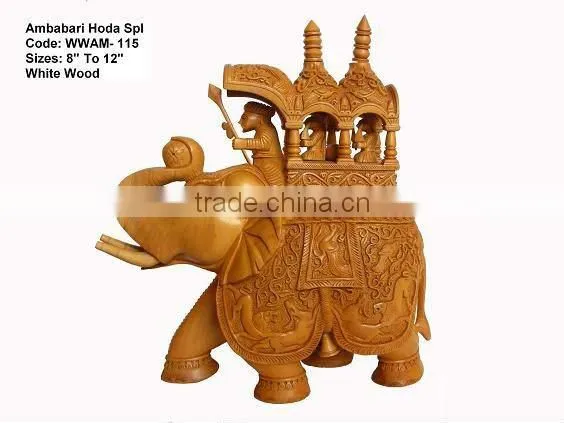 Wooden Elephant Sculpture/old Wooden Sculpture/indain Elephnats