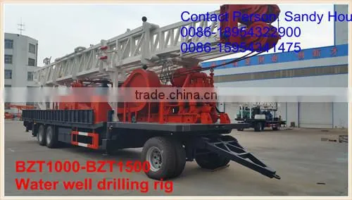 1500 Meters Water Well Drilling Machinery BZT1500 photo-4