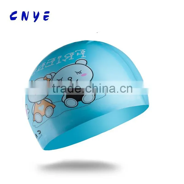 CNYE Good Brand Kids Swimming Cap Waterproof Boys Girls Swimming Cap Fashionable Kids Swimming Cap photo-3