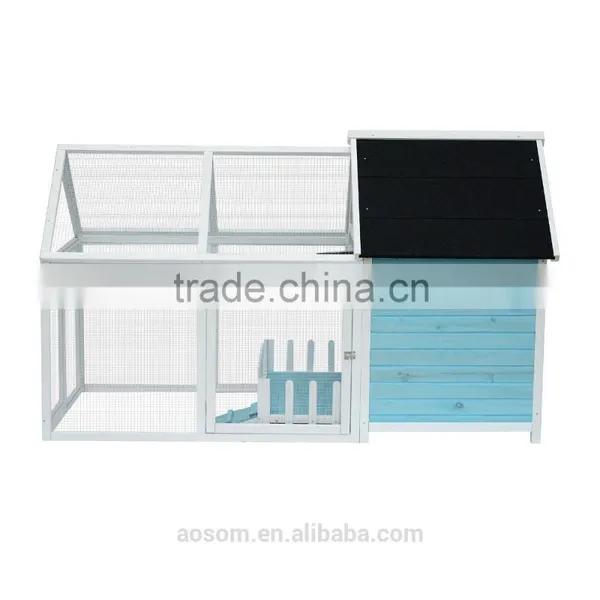 Pawhut Deluxe Chicken Cage Coop Run Nesting Box Large Outdoors House photo-4