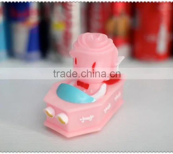 OEM PINK Rose Deliberate SUPER Vampire Mini Cartoon Vinyl Toys/Custom Kids Cute Vinyl Toys/Plastic Cartoon Vinyl Toys Factory photo-2