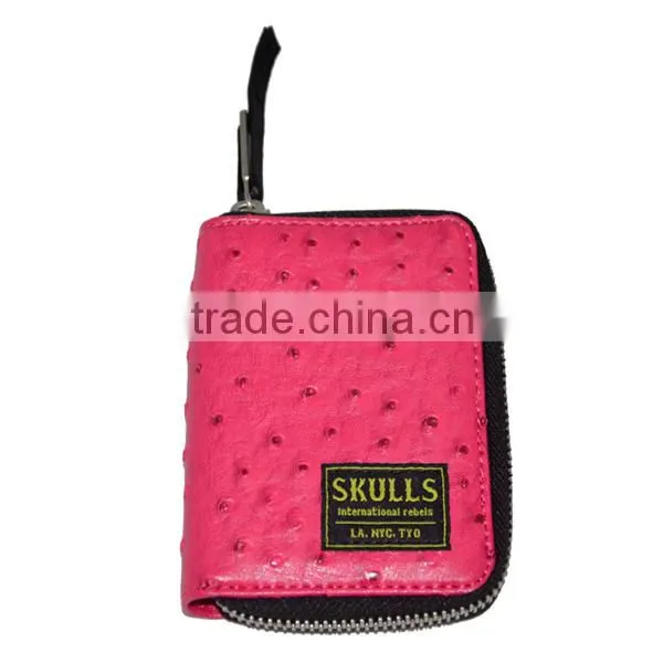 2015 Fashion Oostrich Leather Zipper Wallet photo-6