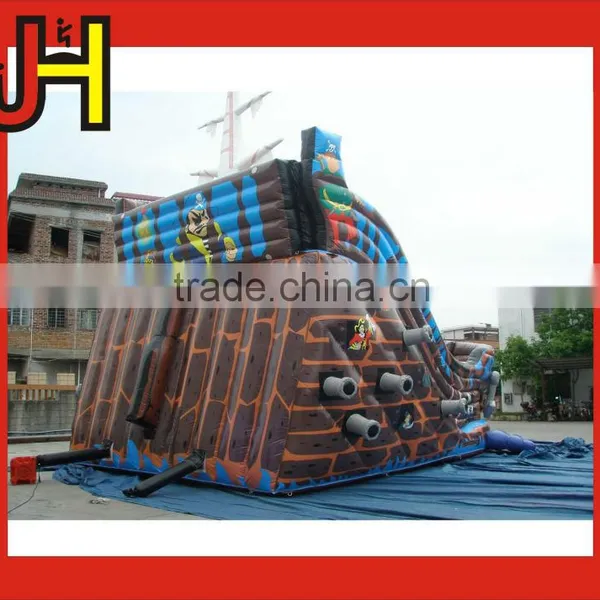 OEM Factory Service Pirate Ship Inflatable Slide With Bouncer For Outdoor Rental photo-4