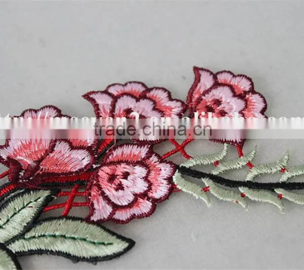 Pretty as Picture Rose Embroidery Printing Patch for Chinese Style Straight Skirt photo-3