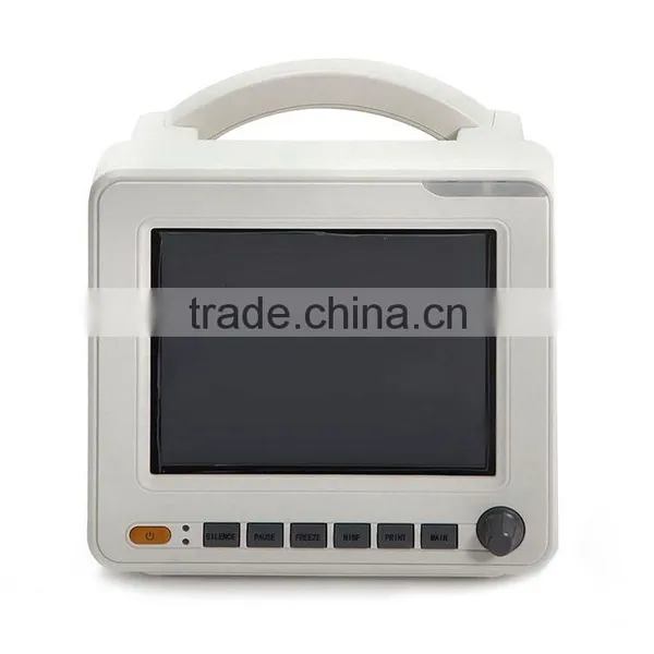 Economic Price New Medical Device 8-inch Portable Multiparameter Patient Monitor for Hospital photo-2