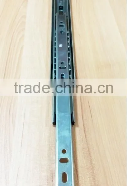 3 Fold 45mm Width Steel Ball Bearing Heavy Duty Drawer Slide photo-3