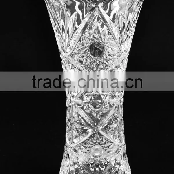 High Quality Embossing Glass Vase photo-2