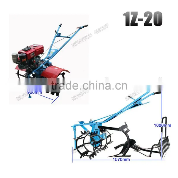 Chinese OEM Manual Tiller Hand Rotary Cultivator Low Price Hand Plough Machine For Paddy Field 1Z-20 photo-4