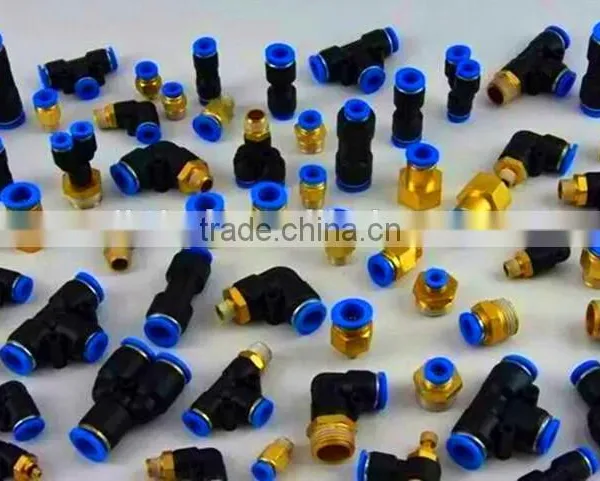 Pu Hose Connector Control Valve Quick Elbow Coupling Tee photo-5