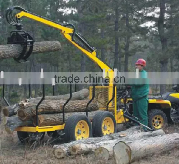 Forest Timber Trailer with Loader