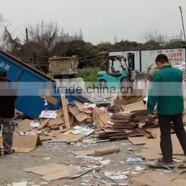 Cardboard Baler Machine for Sale/recycling Cardboard Baling Press/ Cardboard Compactor photo-4
