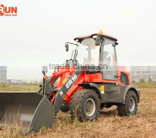 1.6 Ton Everun Brand Compact Front End Type Wheel Loader With Electric Joystick photo-2