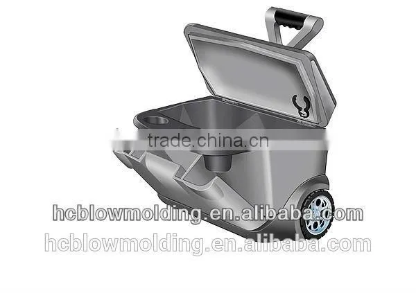 Customized HDPE Plastic Resturant Wine Trolley for Sale photo-3