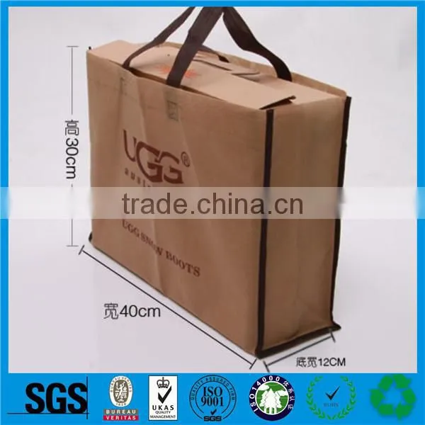 Foldable Non Woven Shopping Bag With Handles and Logo photo-3