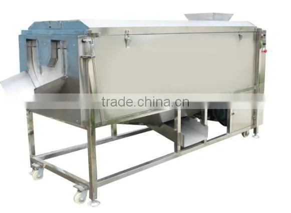 OULENO Large Large Spiral Discharge Cleaning Peeling Machine Peeling Machine Brush Cleaning Machine Roller Cleaning and Peeling photo-2