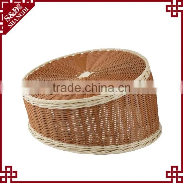 Handcraft Decoration Rattan Bakery Store or Supermarket Using Bread Display Stand photo-3