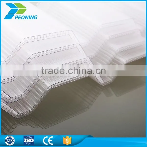 Polycarbonate Twin Wall uv Protected pc Hollow Sheets Plastic Roofing Material photo-4