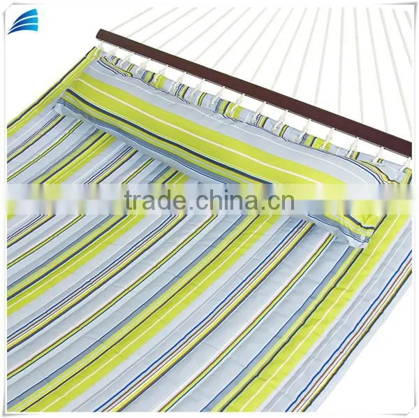 Portable Cotton Fabric Hammock Chair With Detachable Pillow photo-3