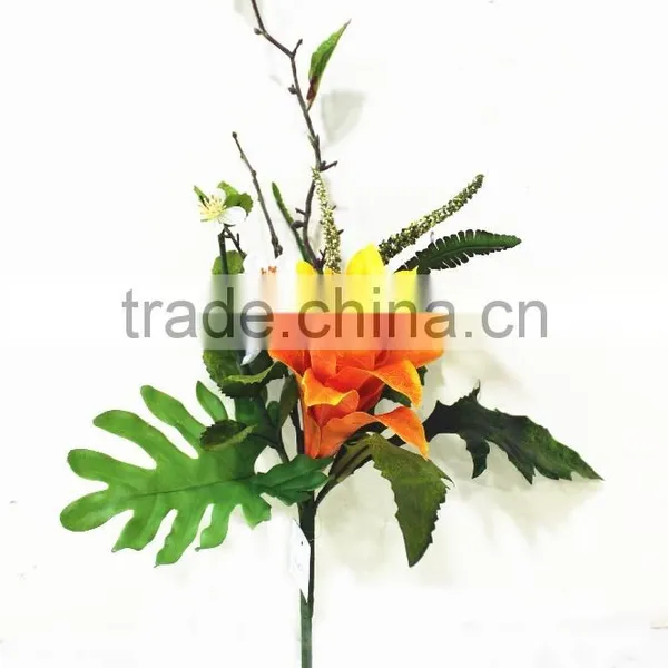 SD800831Plastic Christmas Decoration/garland-flower Plants With Phoenix Tree Leaf photo-2