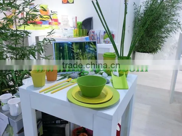 Bio Outdoor Picnic Bamboo Fiber Tableware Set photo-3