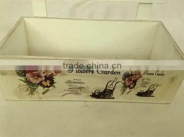 Hot Sale Garden Decoration Flower Box, Shabby Chic Flower Pot photo-3