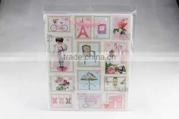 Foldable Gift Bag With Stamp Patterns/ Shopping Bag photo-5