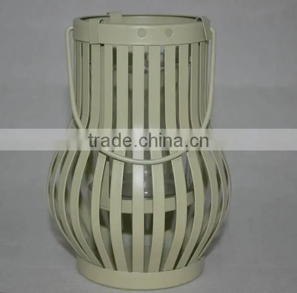 Colored Glass Hanging Lantern photo-2