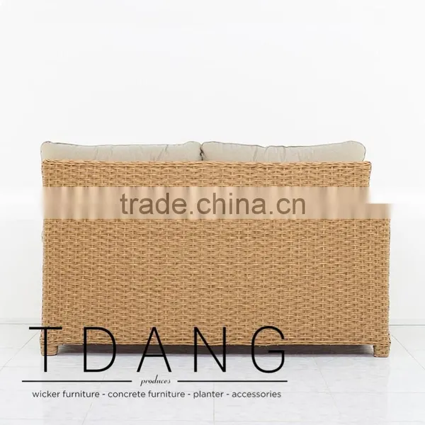 Camden Right Hand Wicker Bench - Outdoor Wicker Furniture - Vietnam Poly Rattan photo-5