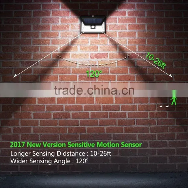 24 LED Solar Motion Sensor Light With 5 LEDs Both Side, 120 Degree Wide Angle Motion Sensor, Outdoor Wall Lights for Patio photo-5
