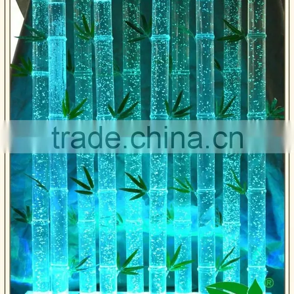 Water Bubble Pillar Led Water Tube Bamboo Acrylic Tube photo-5