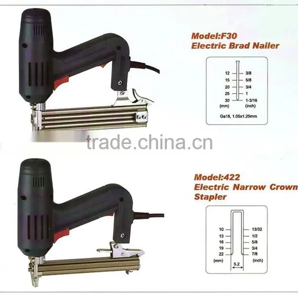 1500w Lower Noise Handheld Floor Electric Nail Gun Portable Electric Brad Nailer photo-5