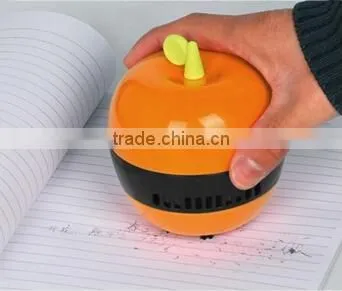 Wholesale Multicolor Mushroom Portable Desk Mini Plastic Apple Vacuum Cleaner photo-3
