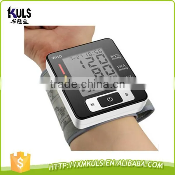 Automatic Extra Large LCD Portable Health Medical Home Use Digital Wrist Blood Pressure Monitor photo-5