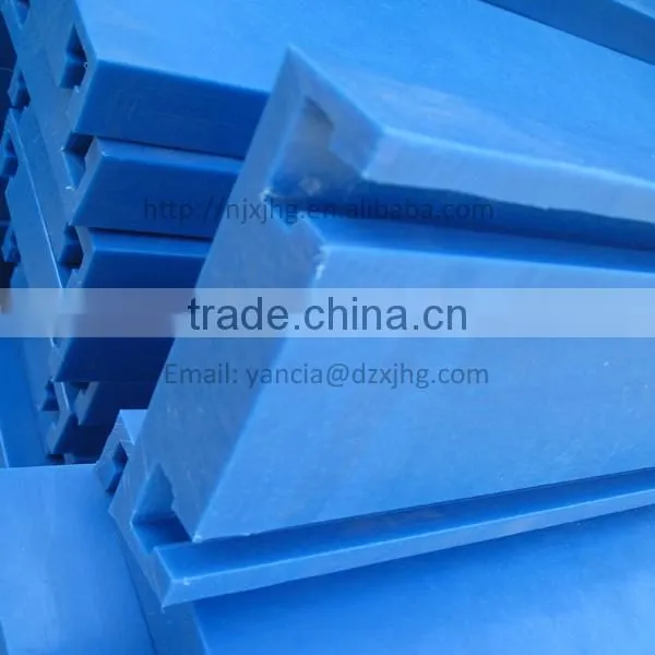 High Wear Resistance Uhmwpe Green Plastic Linear Chain Guide Rail photo-3